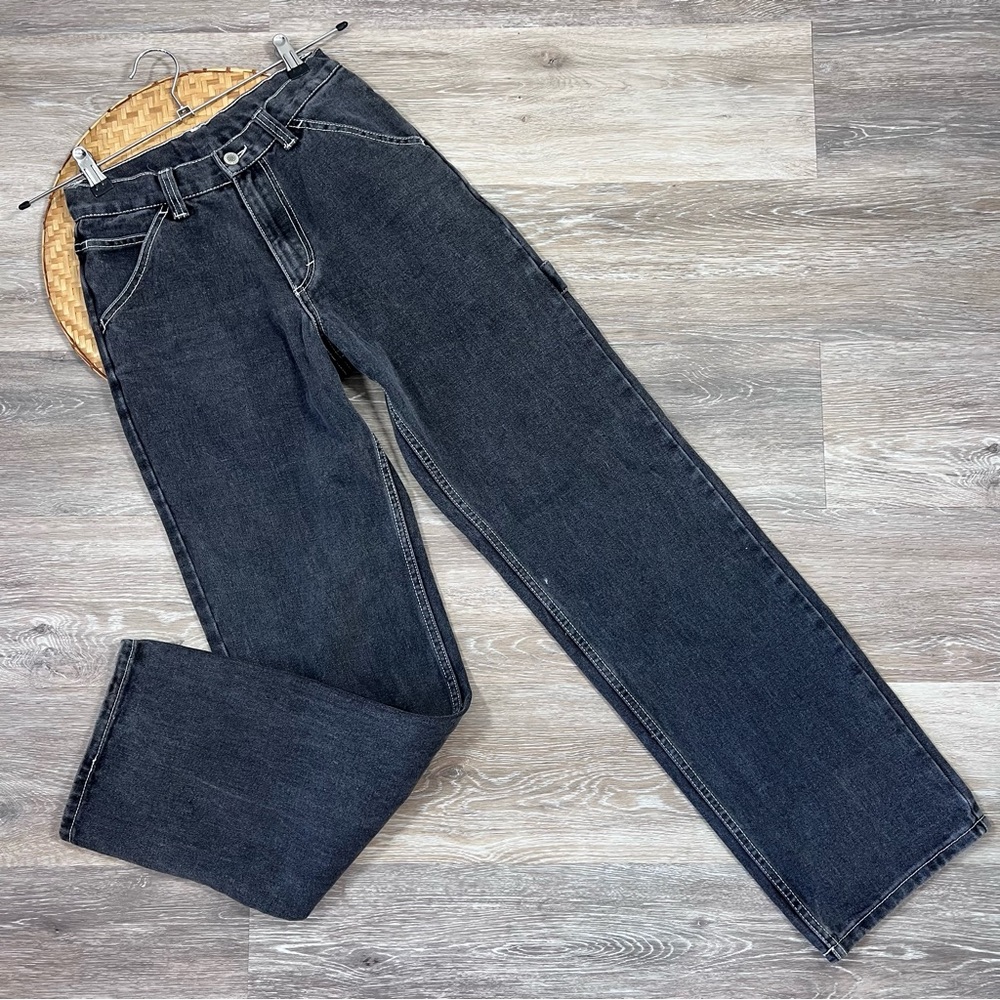 Brandy Melville Black Wide Leg Jeans